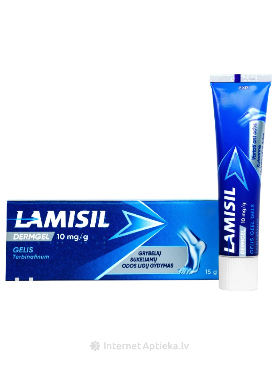 Lamisil DermGel Гель 1%, 15 г | internetaptieka.lv
