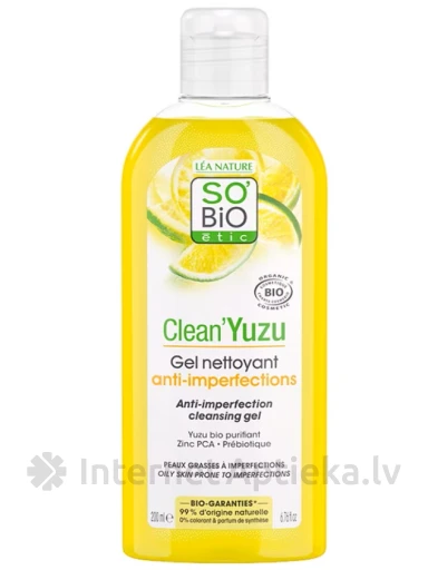 So Bio Attīrošs gels problemātiskai ādai, 200 ml | internetaptieka.lv
