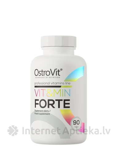 OstroVit Vit&Min FORTE tabletės, 90 vnt. | internetaptieka.lv