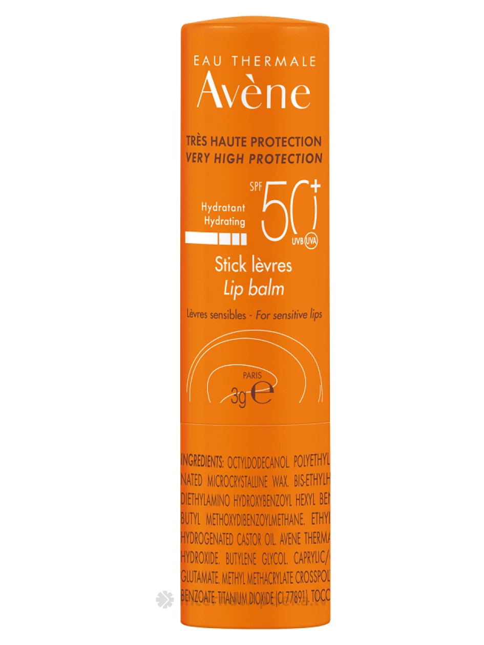 Avene Sun lūpu balzāms SPF 50+, 3 g | internetaptieka.lv