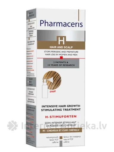 Pharmaceris H-Stimuforten intensīvs matu augšanas stimulators, 125 ml | internetaptieka.lv