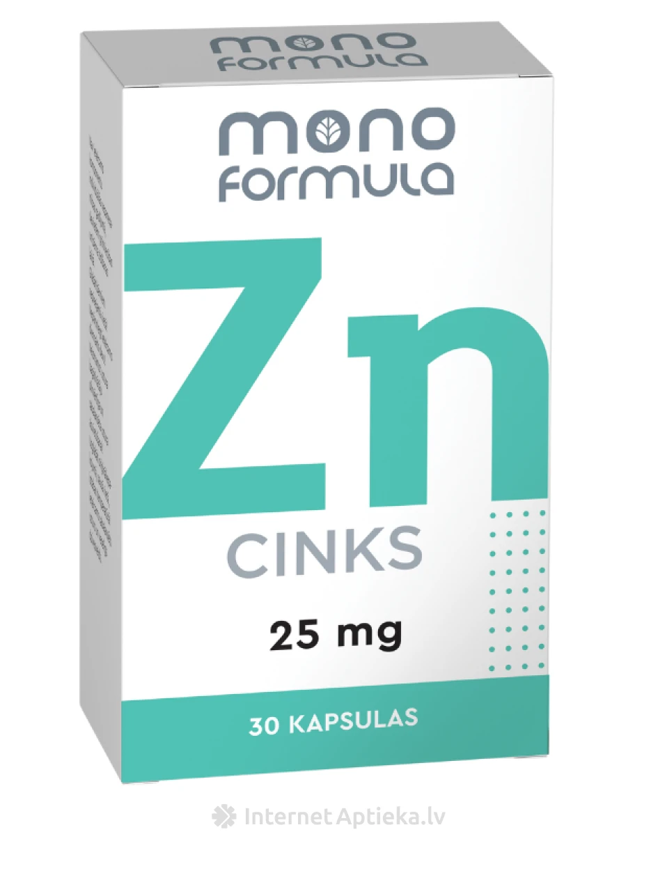 Mono Formula - Cinks, 30 kapsulas | internetaptieka.lv