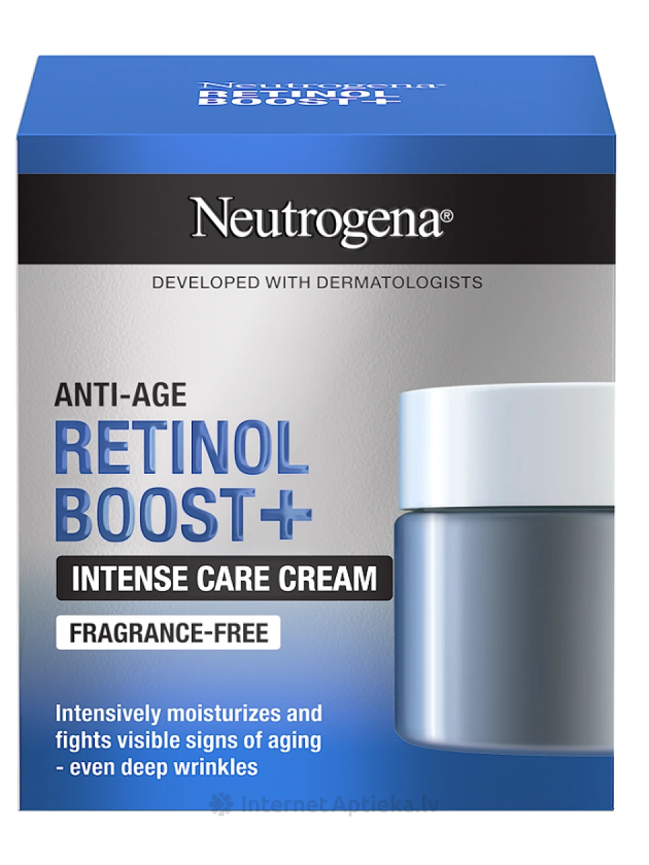 NEUTROGENA Anti-Age Retinol Boost+ krēms sejas ādas kopšanai, 50 ml | internetaptieka.lv