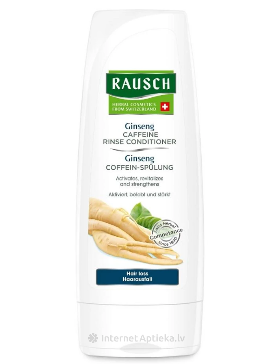 Rausch Ginseng Caffeine kondicionieris matu izkrišanas novēršanai, 200 ml | internetaptieka.lv