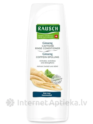 Rausch Ginseng Caffeine kondicionieris matu izkrišanas novēršanai, 200 ml | internetaptieka.lv