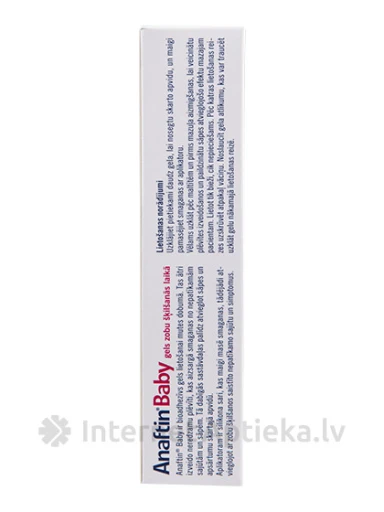 Anaftin Baby geel lastele hammaste tuleku ajal, 10 ml | internetaptieka.lv