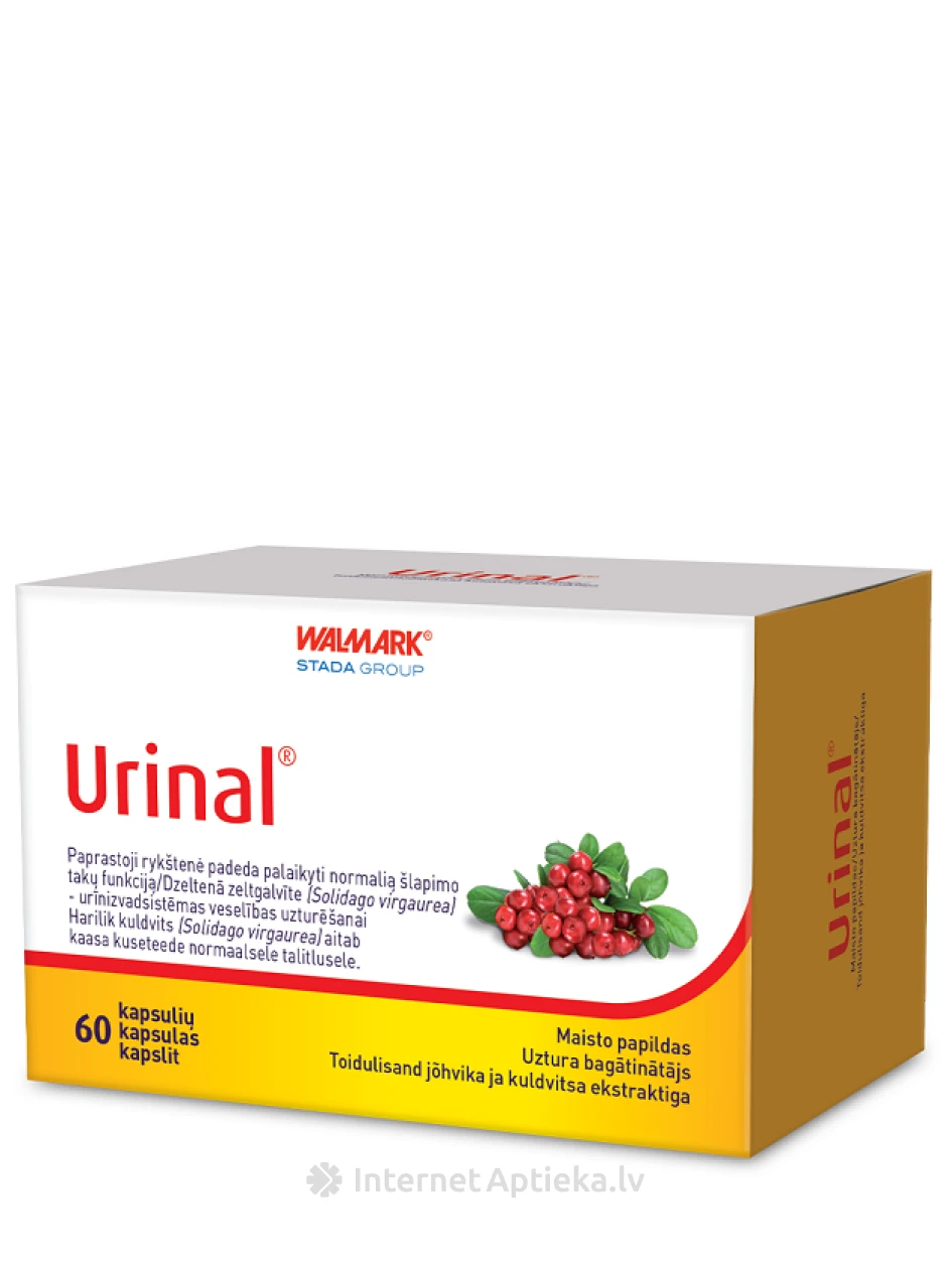Urinal (Idelyn Walmark), 60 kapslit | internetaptieka.lv