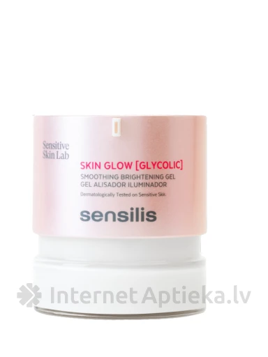 SENSILIS Skin Glow [Glycolic gel] šviesinantis ir lyginantis gelis, 50 ml | internetaptieka.lv