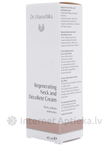 Dr. Hauschka Регенерирующий крем для шеи и зоны декольте, 40 мл | internetaptieka.lv