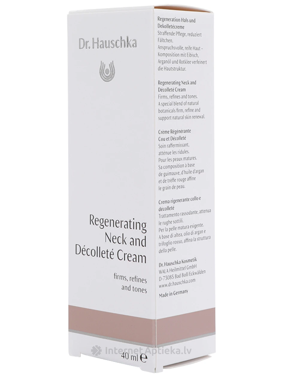 Dr. Hauschka Регенерирующий крем для шеи и зоны декольте, 40 мл | internetaptieka.lv