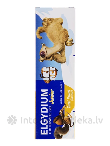 Elgydium junior Tutti frutti hambapasta lastele, 50 ml | internetaptieka.lv