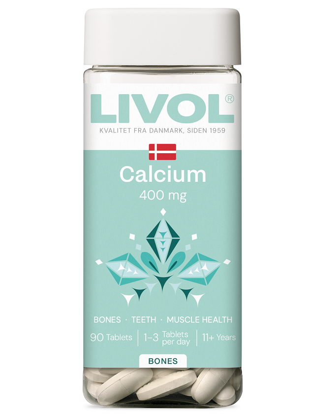 LIVOL Calcium 400 mg tabletes, 90