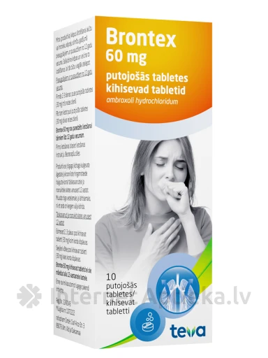 Brontex 60 mg, 10 таблеток | internetaptieka.lv