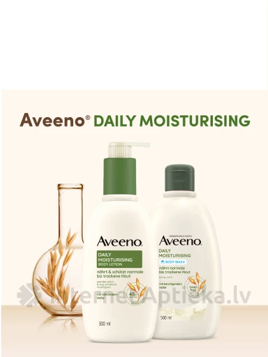 AVEENO Daily Moisturising ķermeņa mazgāšanas līdzeklis ar vieglu aromātu, 500 ml | internetaptieka.lv