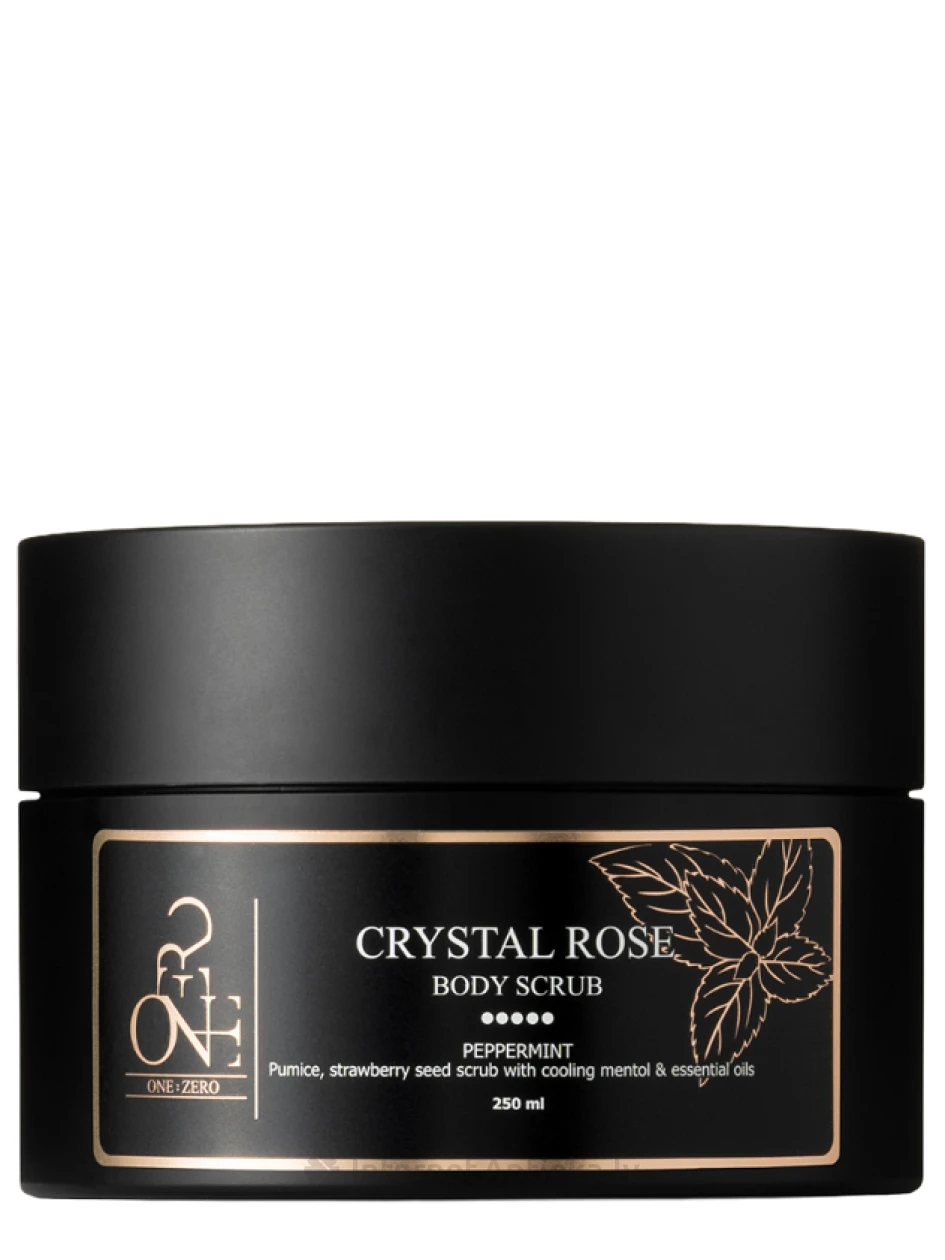 ONE:ZERO kūno šveitiklis Krištolinė rožė, 250 ml | internetaptieka.lv