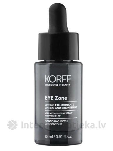 KORFF EYE ZONE kergelt sära andev ja lifting-efektiga silmaümbruskreem, 15 ml | internetaptieka.lv