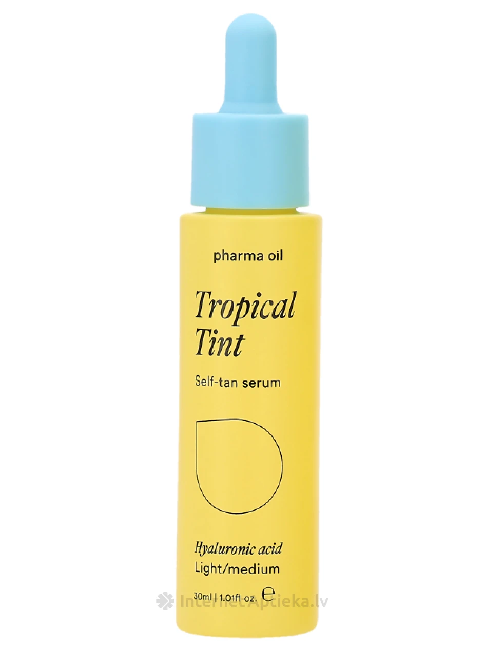 Pharma Oil Tropical tint light-medium isepruunistav seerum, 30 ml | internetaptieka.lv