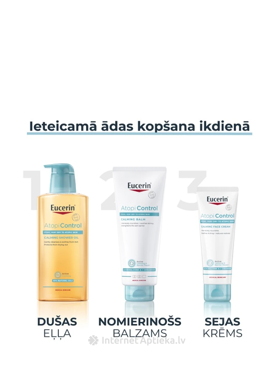 Eucerin AtopiControl sejas krēms, 50 ml | internetaptieka.lv