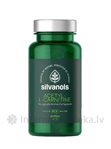 Acetyl-L-carnitine, 120 kapsulas | internetaptieka.lv