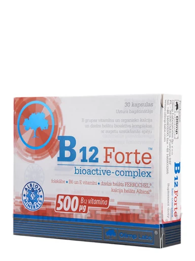 Olimp Labs B12 forte Bio-complex, 30 капсул | internetaptieka.lv