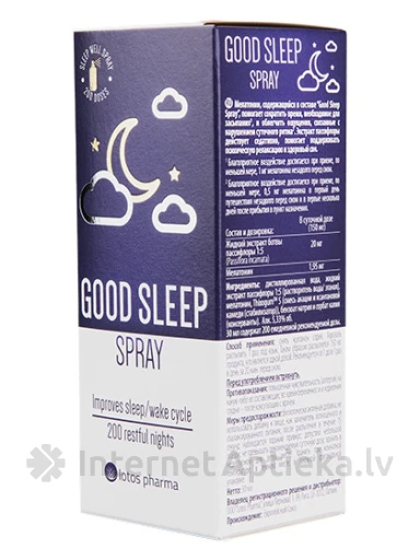 Good Sleep Spray, 30 ml | internetaptieka.lv