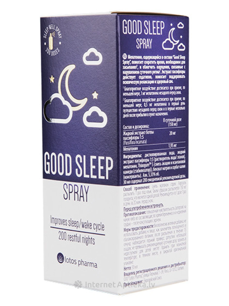 Good Sleep Spray, 30 ml | internetaptieka.lv