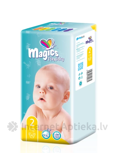 MAGICS FLEXIDRY Magical Tubes autiņbiksītes Mini 4-8 kg, 42 gb. | internetaptieka.lv
