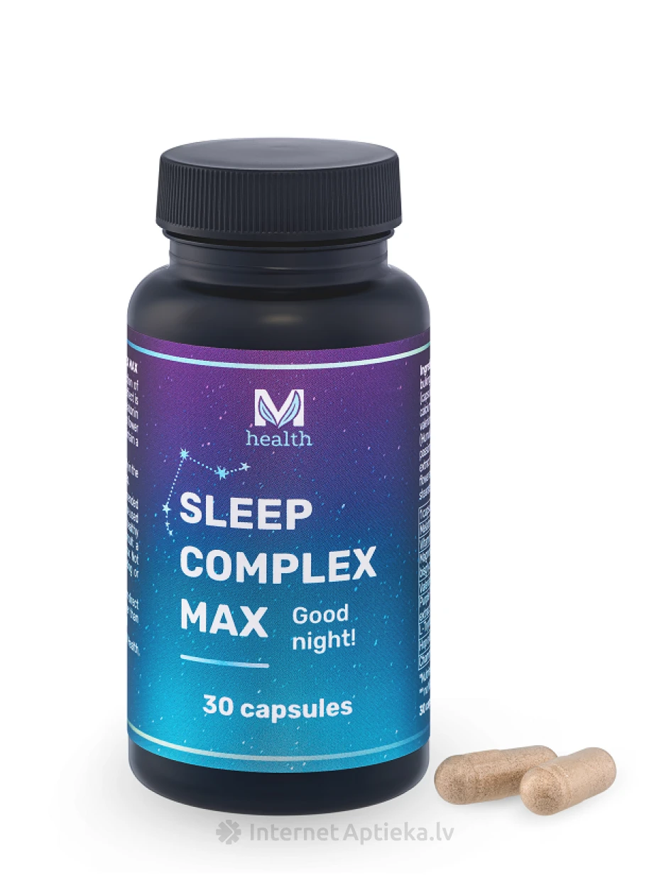 MV Health Sleeep Complex MAX, 30 kapsulas | internetaptieka.lv