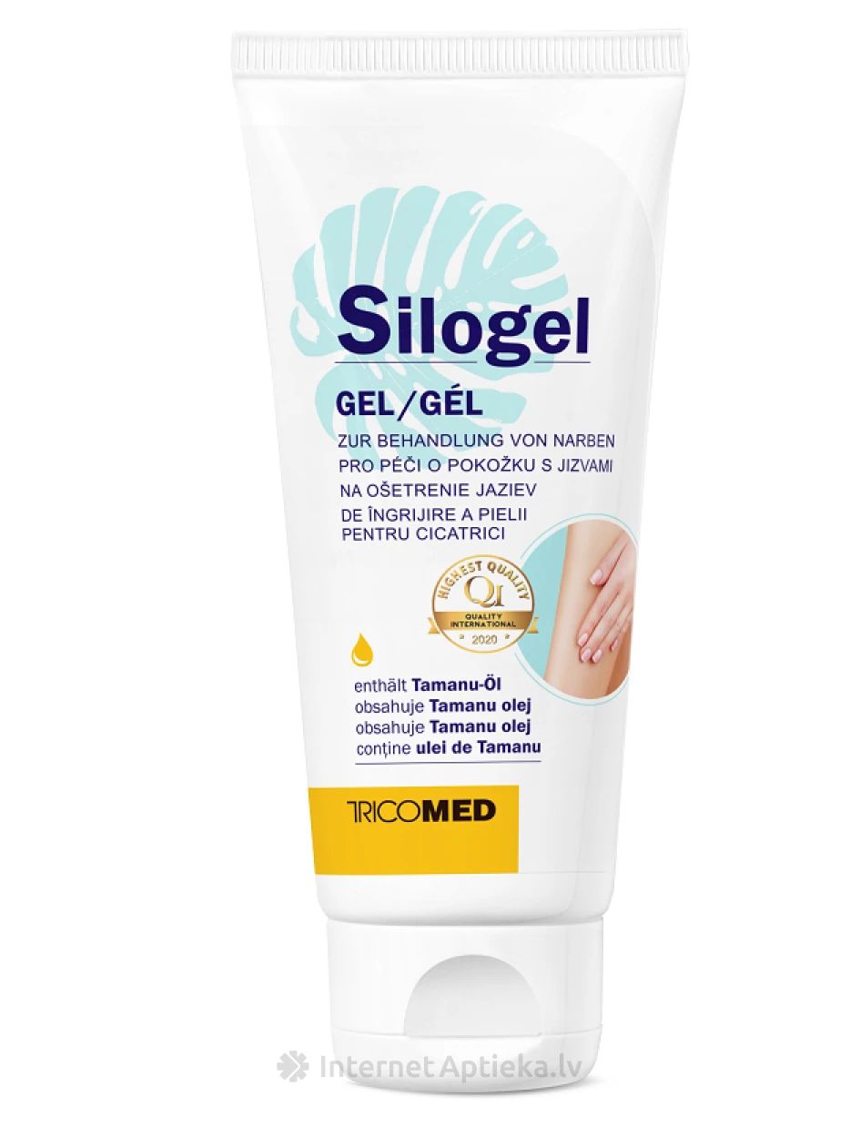Siloge Tricomed силиконовый гель для лечения шрамов, 50 мл | internetaptieka.lv