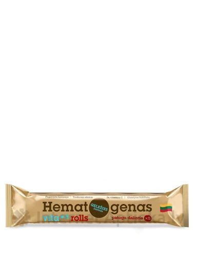 Hematogenas vita+ rolls, 5 rullīši, 65 g | internetaptieka.lv