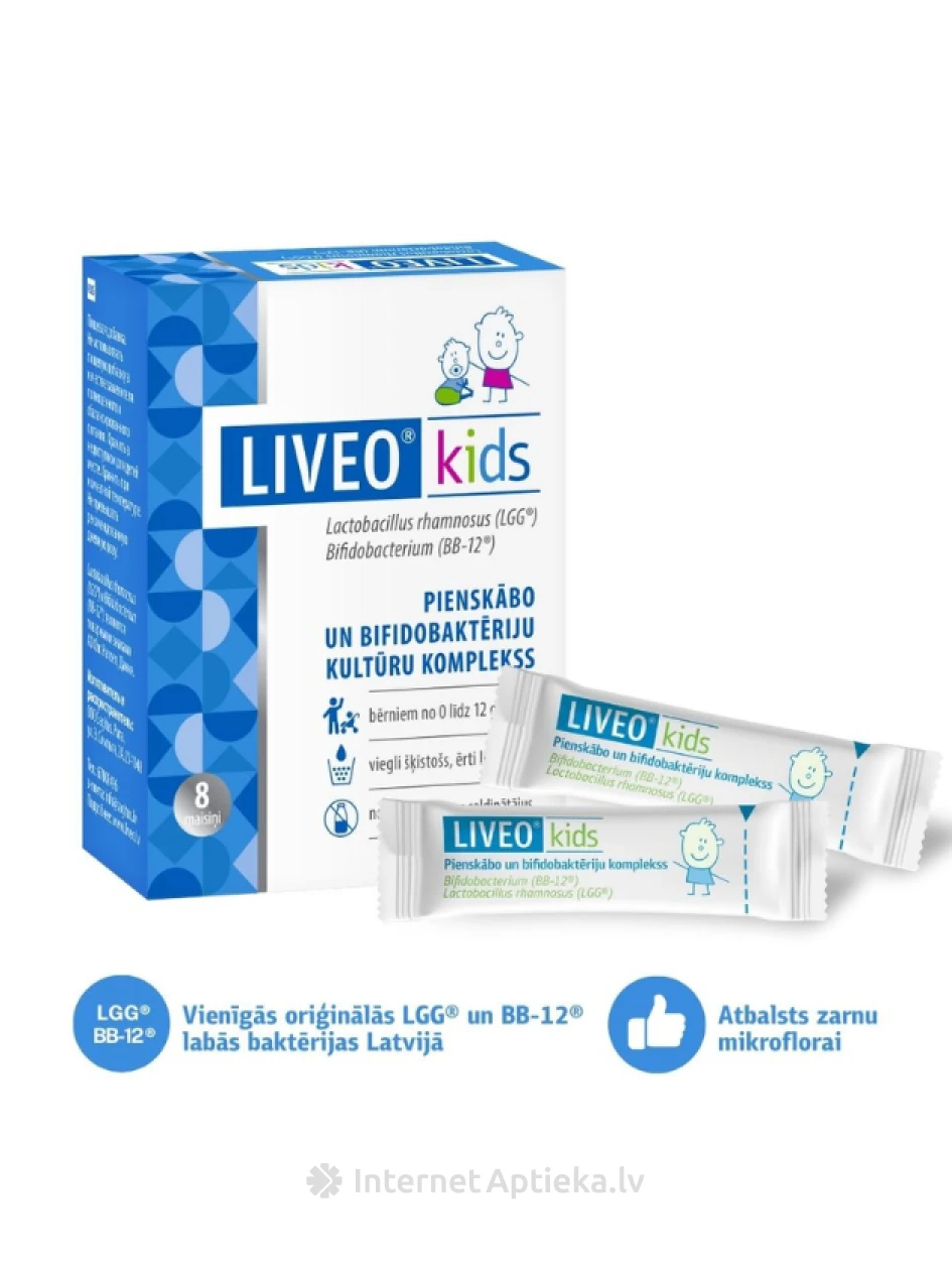 Liveo Kids maisījums, 8 paciņas | internetaptieka.lv