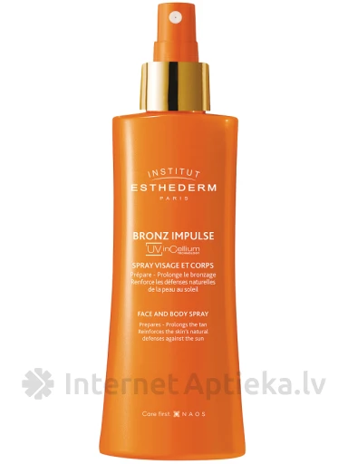 Institut Esthederm Bronze Impulse Face&Body спрей, 150 мл | internetaptieka.lv