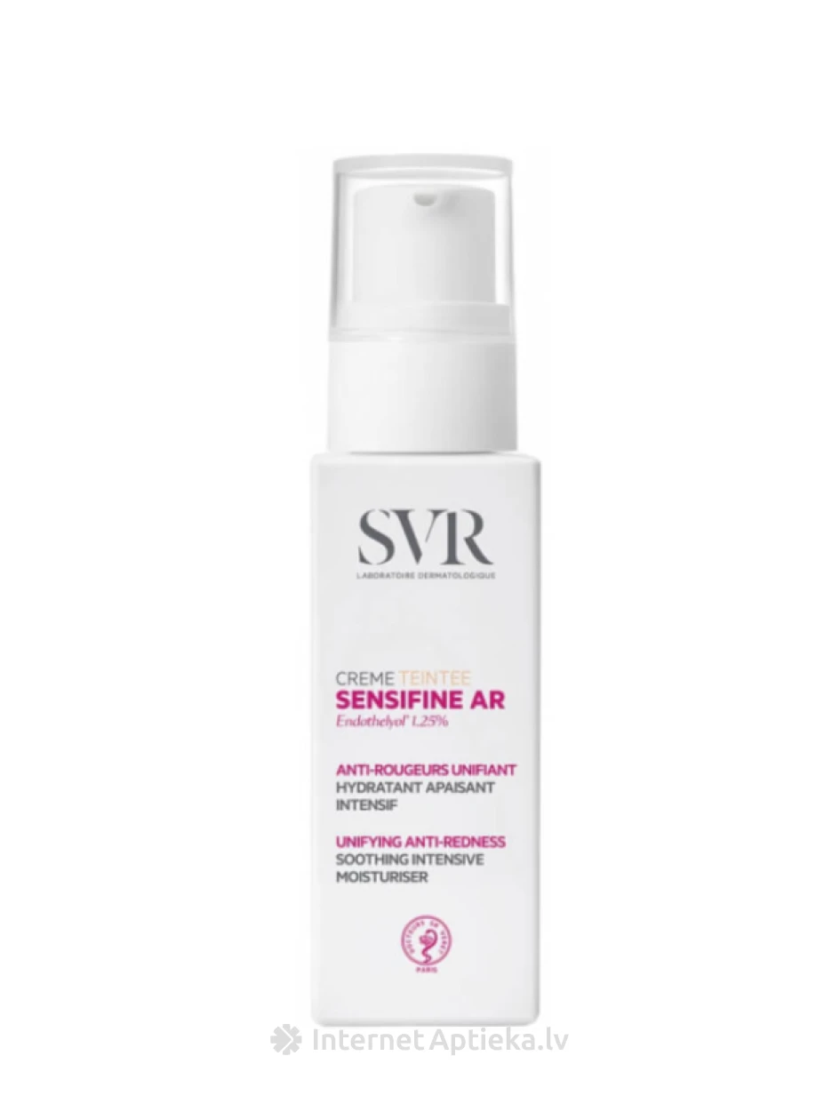 SVR SENSIFINE AR CREME TEINTEE näo kreem tundlikule nahale punetuse peitmiseks, 40 ml | internetaptieka.lv