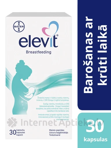 Elevit Breastfeeding kapslid, 30 kapslit | internetaptieka.lv