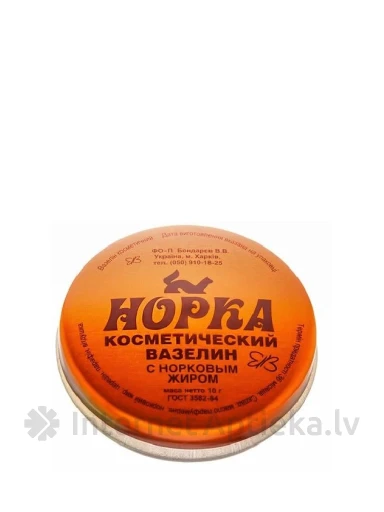 NORKA Kosmētiskais vazelīns-krēms ar ūdeІu eļļu, 10 g | internetaptieka.lv