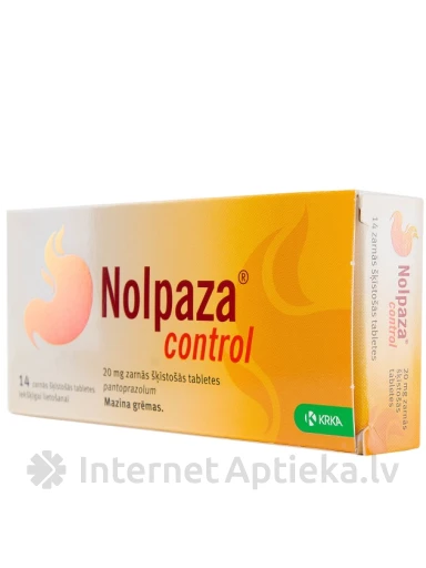 Nolpazi kontroll 20 mg, 14 lahustuvat tabletti | internetaptieka.lv