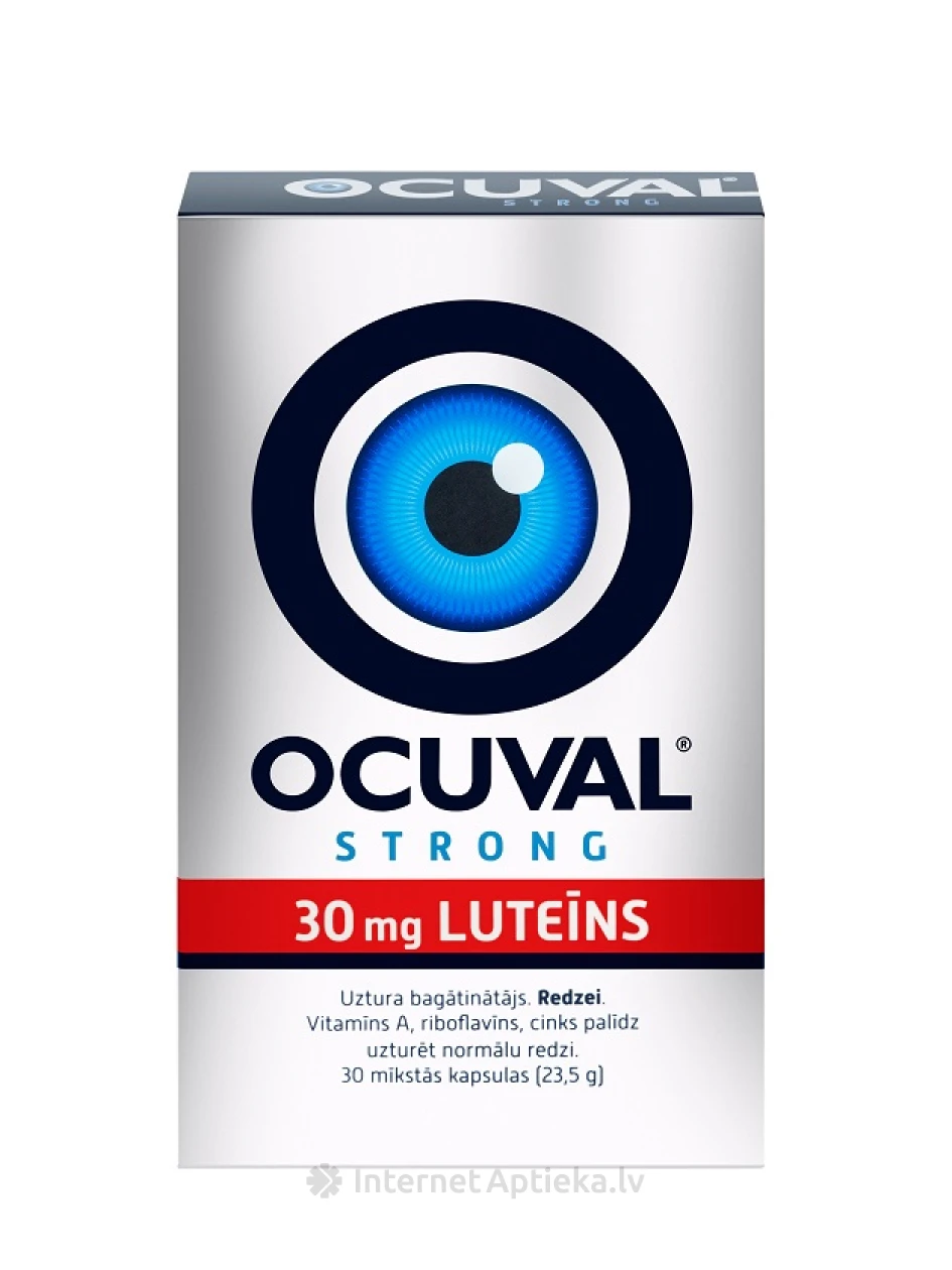 Ocuval strong, 30 kapsulas | internetaptieka.lv