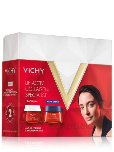 Vichy Liftactiv collagen specialist подарочный набор, 50 мл + 50 мл | internetaptieka.lv