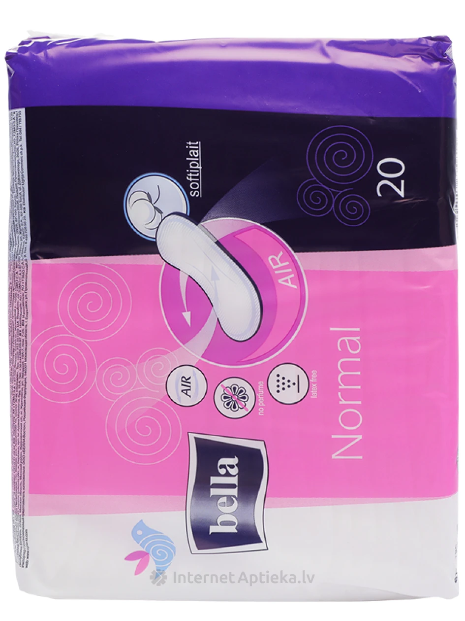 Bella Normal Softiplait hügieenisidemed, 20 tk. | internetaptieka.lv
