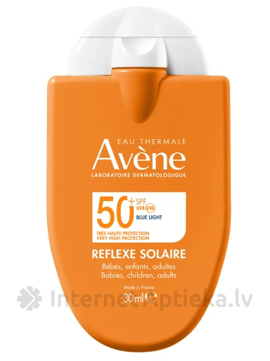 Avene Sun Reflex family aizsarglīdzeklis SPF50+, 30 ml | internetaptieka.lv