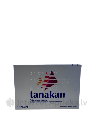 Tanakan 40 мг таблетки, 90 таблеток | internetaptieka.lv