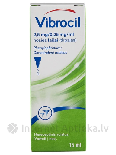 Vibrocil deguna pilieni, 15 ml | internetaptieka.lv