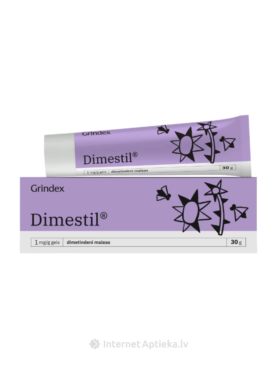 Dimestil 1 mg/g geel, 30 g | internetaptieka.lv
