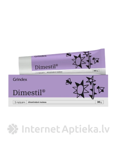 Dimestil 1 mg/g geel, 30 g | internetaptieka.lv