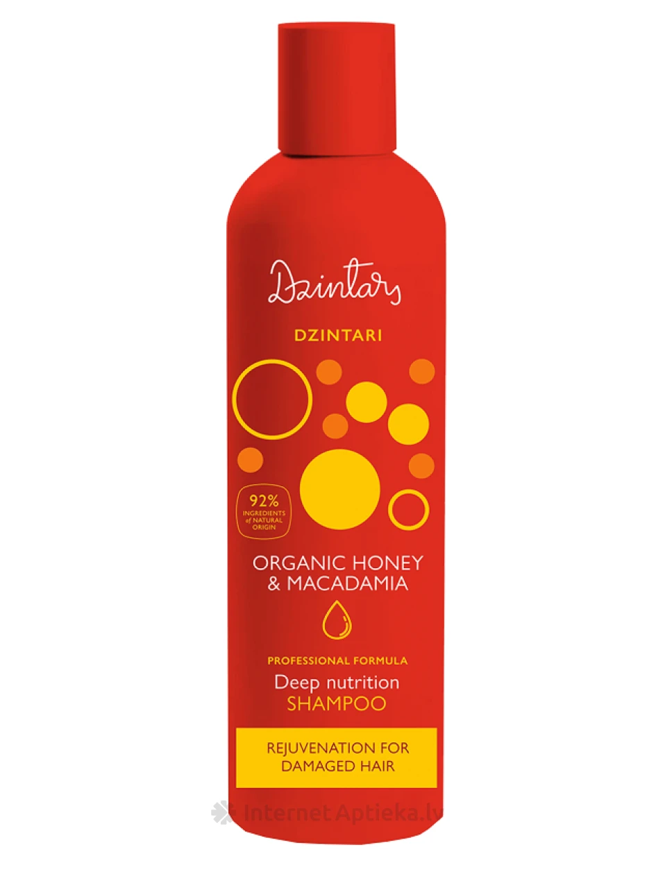 Dzintarsi šampoon rabedatele ja kahjustatud juustele Dzintari, 300 ml | internetaptieka.lv