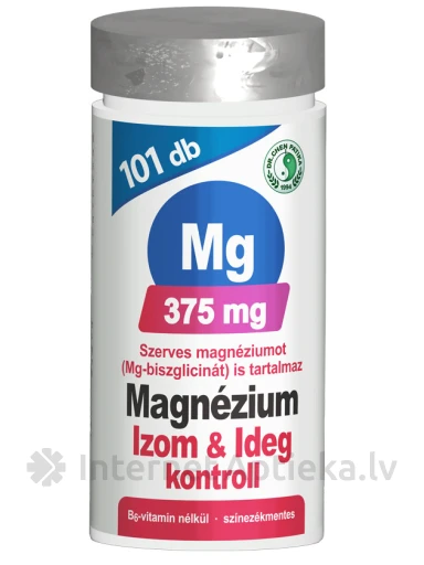Magnijs 375 mg muskuļiem un nerviem, 101 tablete | internetaptieka.lv