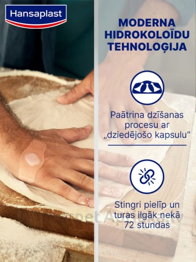 Hansaplast Second Skin Protection hüdrokolloidsed plaastrid, 6 tk. | internetaptieka.lv