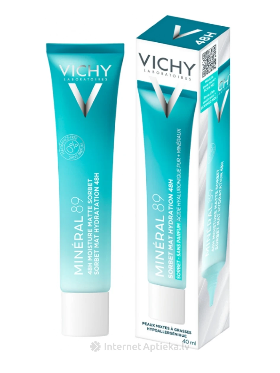 VICHY MINÉRAL 89 Gels-sorbets, 50 ml | internetaptieka.lv