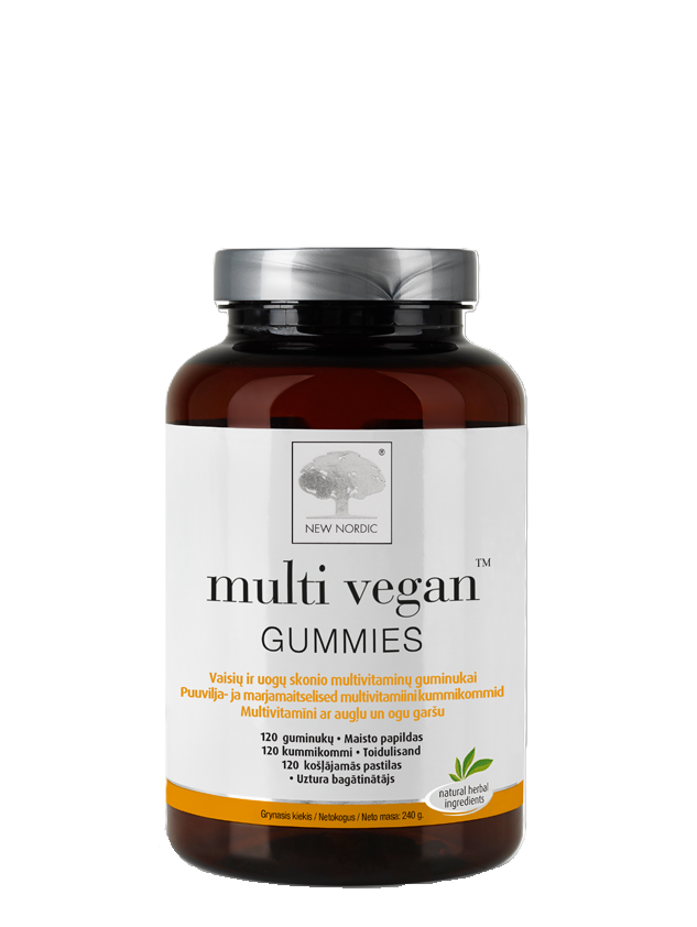 New Nordic Multi Vegan gummies pastilas