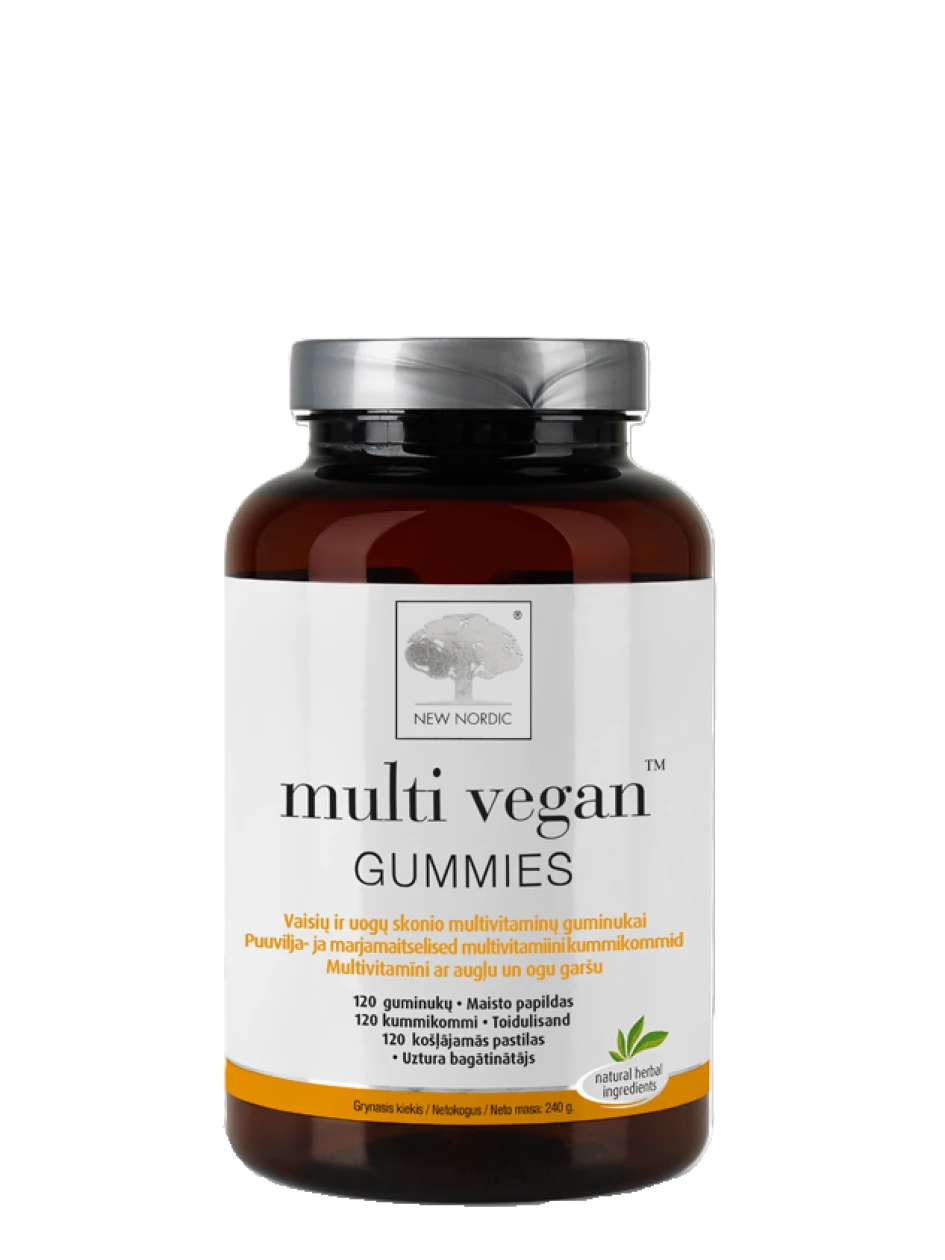 NewNordic Multi Vegan gummies pastillid, 120 tk. | internetaptieka.lv